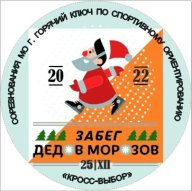 Соревнования МО г. Горячий Ключ «Забег Дедов Морозов-2022» по спортивному ориентированию